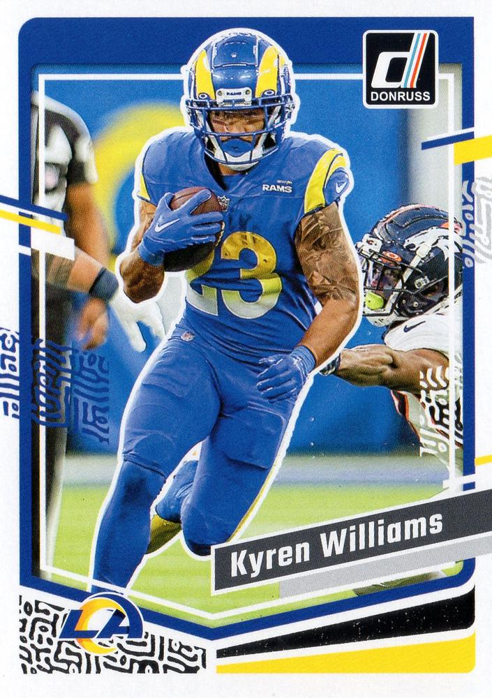 #167 Kyren Williams - Los Angeles Rams - 2023 Donruss Football