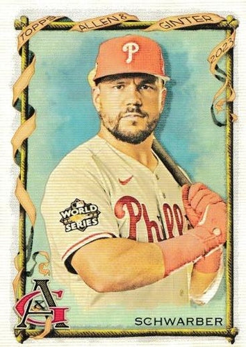 #167 Kyle Schwarber - Philadelphia Phillies - 2023 Topps Allen & Ginter Baseball