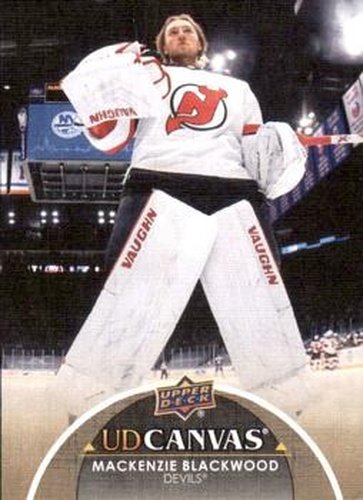 #C167 Mackenzie Blackwood - New Jersey Devils - 2021-22 Upper Deck - UD Canvas Hockey