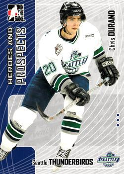 #167 Chris Durand - Seattle Thunderbirds - 2005-06 In The Game Heroes and Prospects Hockey