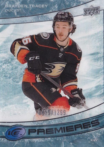 #167 Brayden Tracey - Anaheim Ducks - 2022-23 Upper Deck Ice Hockey