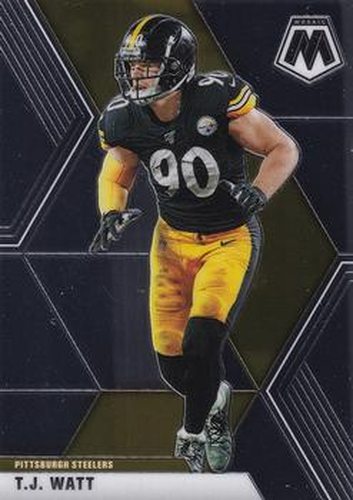 #167 T.J. Watt - Pittsburgh Steelers - 2020 Panini Mosaic Football