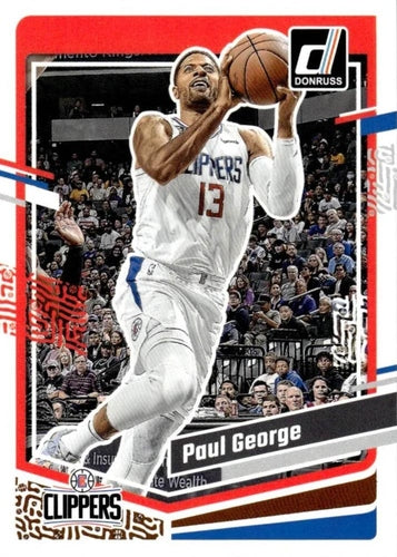 #167 Paul George - Los Angeles Clippers - 2023-24 Donruss Basketball