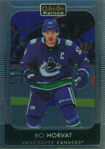#167 Bo Horvat - Vancouver Canucks - 2021-22 O-Pee-Chee Platinum Hockey