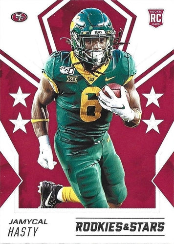 #167 Jamycal Hasty - San Francisco 49ers - 2020 Panini Rookies & Stars Football