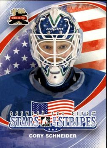 #167 Cory Schneider - USA - 2011-12 In The Game Between The Pipes Hockey