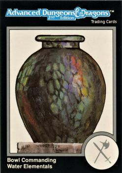 #167 Bowl Commanding Water Elementals - 1991 TSR Advanced Dungeons & Dragons - Silver