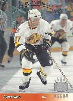 #167 Dixon Ward - Vancouver Canucks - 1993-94 Upper Deck - SP Hockey