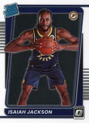#167 Isaiah Jackson - Indiana Pacers - 2021-22 Donruss Optic Basketball