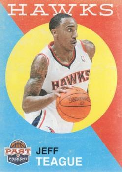 #167 Jeff Teague - Atlanta Hawks - 2011-12 Panini Past & Present Basketball