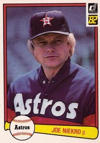 #167 Joe Niekro - Houston Astros - 1982 Donruss Baseball