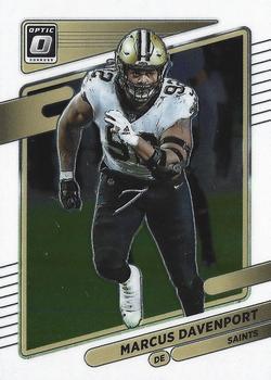 #167 Marcus Davenport - New Orleans Saints - 2021 Donruss Optic Football