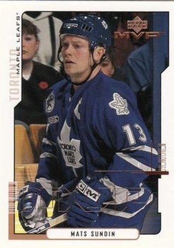 #167 Mats Sundin - Toronto Maple Leafs - 2000-01 Upper Deck MVP Hockey