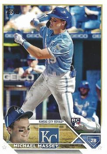 #167 Michael Massey - Kansas City Royals - 2023 Topps Baseball
