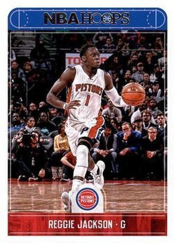 #167 Reggie Jackson - Detroit Pistons - 2017-18 Hoops Basketball