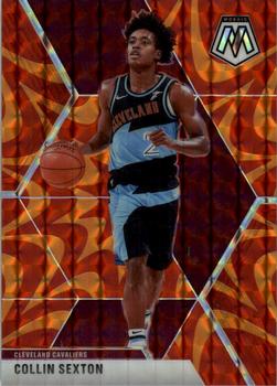 #167 Collin Sexton - Cleveland Cavaliers - 2019-20 Panini Mosaic - Reactive Orange Basketball