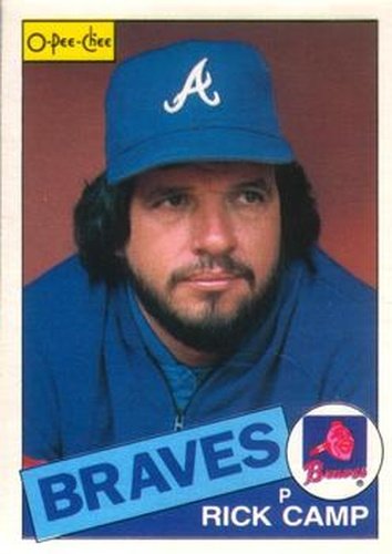 #167 Rick Camp - Atlanta Braves - 1985 O-Pee-Chee Baseball
