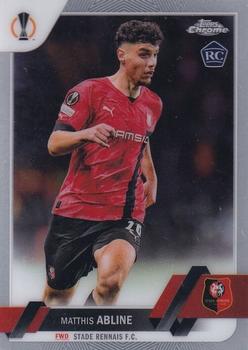 #167 Matthis Abline - Stade Rennais FC - 2022-23 Topps Chrome UEFA Club Competitions Soccer