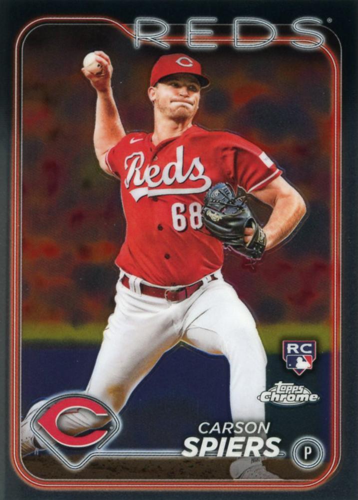 #167 Carson Spiers - Cincinnati Reds - 2024 Topps Chrome Baseball