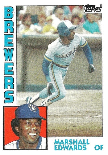 #167 Marshall Edwards - Milwaukee Brewers - 1984 Topps Baseball