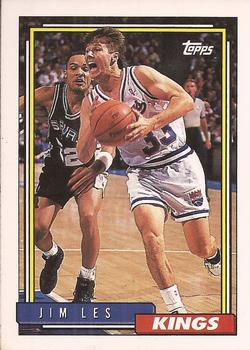 #167 Jim Les - Sacramento Kings - 1992-93 Topps Basketball