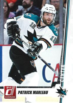 #167 Patrick Marleau - San Jose Sharks - 2010-11 Donruss Hockey