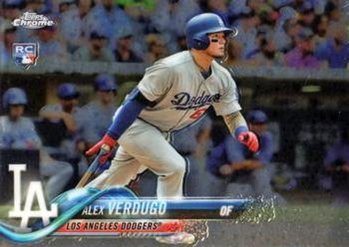 #167 Alex Verdugo - Los Angeles Dodgers - 2018 Topps Chrome Baseball