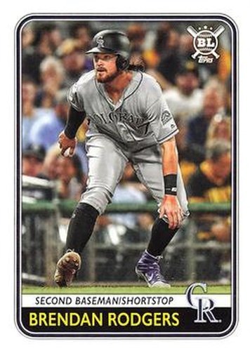 #168 Brendan Rodgers - Colorado Rockies - 2020 Topps Big League Baseball