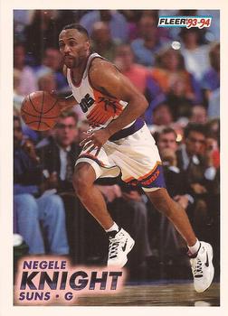 #168 Negele Knight - Phoenix Suns - 1993-94 Fleer Basketball