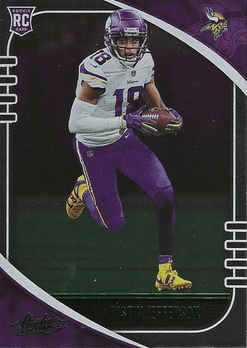 #168 Justin Jefferson - Minnesota Vikings - 2020 Panini Absolute - Green Football