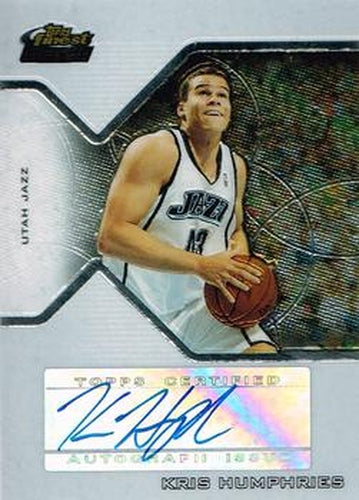 #168 Kris Humphries - Utah Jazz - 2004-05 Finest Basketball