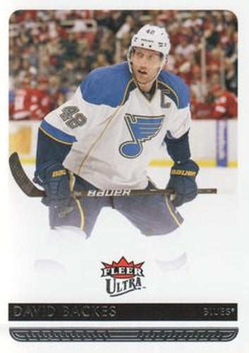 #168 David Backes - St. Louis Blues - 2014-15 Ultra Hockey
