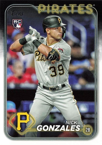 #168 Nick Gonzales - Pittsburgh Pirates - 2024 Topps Baseball