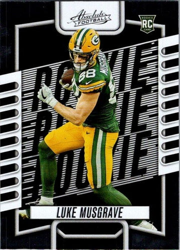 #168 Luke Musgrave - Green Bay Packers - 2023 Panini Absolute Football