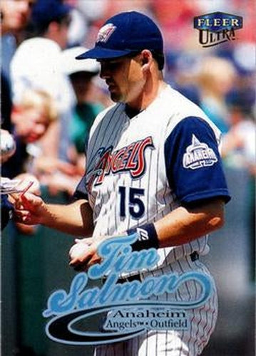 #168 Tim Salmon - Anaheim Angels - 1999 Ultra Baseball