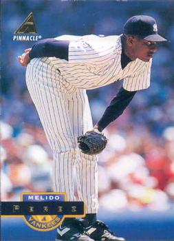 #168 Melido Perez - New York Yankees - 1994 Pinnacle Baseball