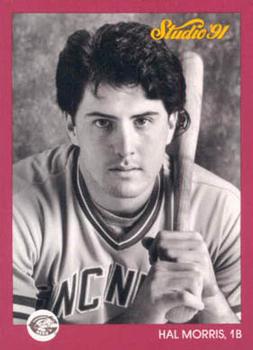 #168 Hal Morris - Cincinnati Reds - 1991 Studio Baseball