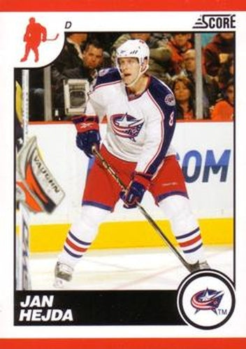 #168 Jan Hejda - Columbus Blue Jackets - 2010-11 Score Hockey