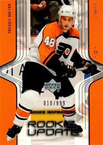 #168 Freddy Meyer - Philadelphia Flyers - 2003-04 Upper Deck Rookie Update Hockey