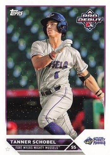 #PD-168 Tanner Schobel - Fort Myers Mighty Mussels - 2023 Topps Pro Debut Baseball