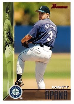#168 Matt Apana - Seattle Mariners - 1995 Bowman Baseball