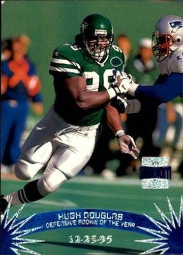 #168 Hugh Douglas - New York Jets - 1996 Stadium Club Football