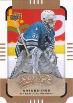 #168 Arturs Irbe - San Jose Sharks - 2015-16 Upper Deck MVP Hockey