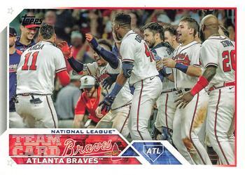 #168 Atlanta Braves - Atlanta Braves - 2023 Topps Baseball
