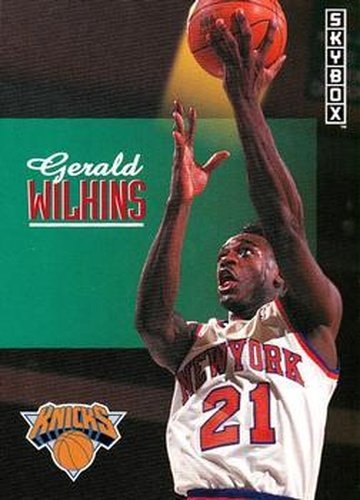 #168 Gerald Wilkins - New York Knicks - 1992-93 SkyBox Basketball
