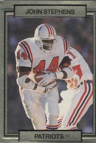 #168 John Stephens - New England Patriots - 1990 Action Packed Football