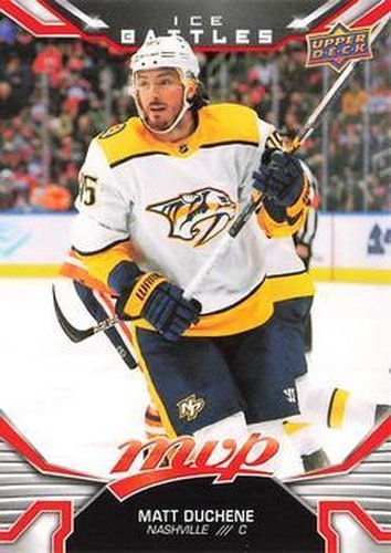 #168 Matt Duchene - Nashville Predators - 2022-23 Upper Deck MVP - Ice Battles Hockey