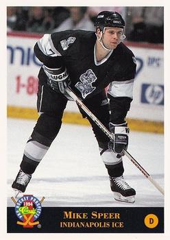 #168 Mike Speer - Indianapolis Ice - 1994 Classic Pro Hockey Prospects Hockey