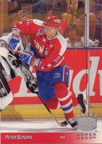 #168 Peter Bondra - Washington Capitals - 1993-94 Upper Deck - SP Hockey