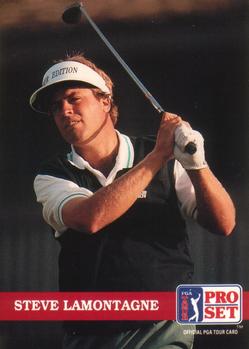 #168 Steve Lamontagne - 1992 Pro Set PGA Tour Golf